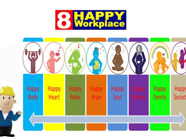 Org การสร้างเสริมองค์กรแห่งความสุข 8 ประการ (8 Happy Workplace)