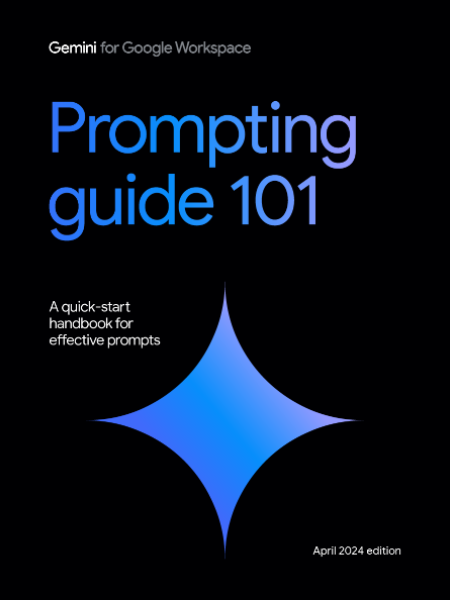 e-book คู่มือใช้งาน Gemini Prompting 101 Guide 