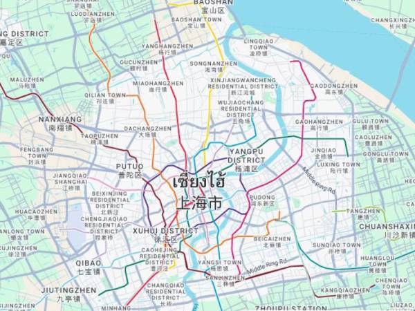 เที่ยวจีน เซี่ยงไฮ้ ลู่เจียจุ่ย วงเวียนหมิ่งจู่ (mingzhu)