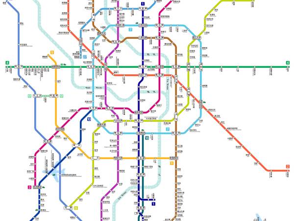 เที่ยวจีน เสฉวน เฉิงตู รถไฟฟ้า (Chengdu Metro)