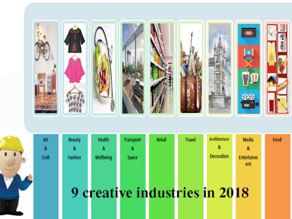9 creative industries in 2018 / 9 อุตสาหกรรมสร้างสรรค์ในปี 2018