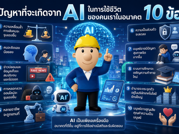 ai โครงการภาครัฐ ปัญหาที่อาจจะเกิดในงานราชการประเทศไทย