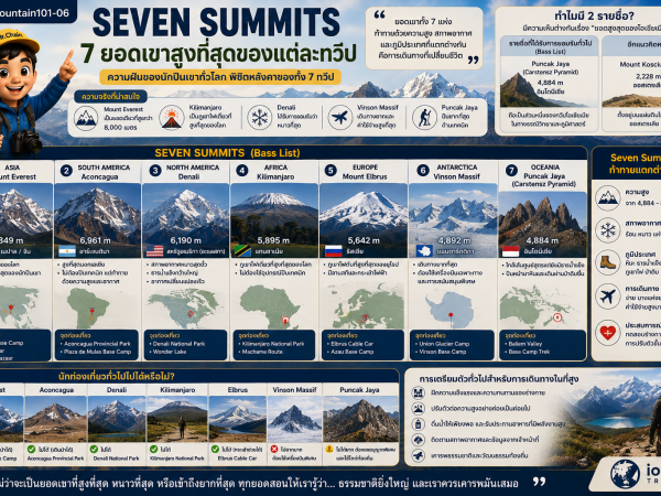  Mountain101-06 Seven Summits 7 ยอดเขาสูงที่สุดของแต่ละทวีป