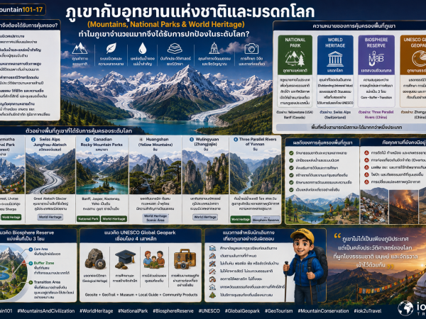 Mountain101-17 ภูเขากับอุทยานแห่งชาติและมรดกโลก (Mountains, National Parks & World Heritage) 
