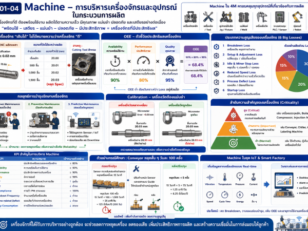 4M101-05 Material – การบริหารวัตถุดิบและวัสดุในกระบวนการผลิต