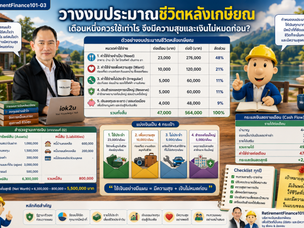rf-04 Cash Flow สำคัญกว่าเงินก้อน ทำอย่างไรให้มีเงินใช้ทุกเดือน