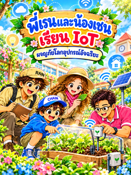 การ์ตูนความรู้ Ubon Geopark Adventure: ออกเดินทางเรียนรู้อุบล ผ่านมิตรภาพของนักสำรวจน้อยจากทั่วโลก