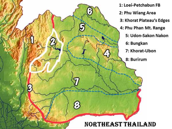 Nares ไทย ขอนแก่น ลักษณะทางธรณีวิทยาภาคตะวันออกเฉียงเหนือของประเทศไทย